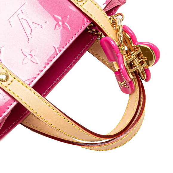 Louis Vuitton Vernis Reed Handbag Shoulder Bag Neo Pink Patent Leather - Picture 4 of 9